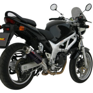 Mivv Slip-On GP black Suzuki SV 650 1999-02