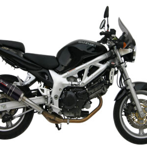 Mivv Slip-On GP black Suzuki SV 650 1999-02