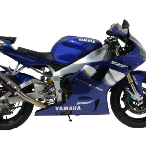 Mivv Slip-On Oval carbono Yamaha YZF 1000 R1 1998-01