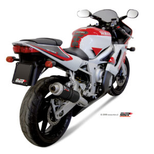 Mivv Slip-On Oval St. Steel Yamaha YZF 600 R6 1999-02