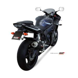 Mivv Slip-On Oval titan Yamaha YZF 600 R6 2003-05