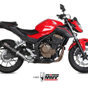 Mivv Slip-On GP black con tapa carbono Honda CB 500 F 2016-18