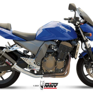 Mivv Slip-On GP black con tapa carbono Kawasaki Z750 2004-06