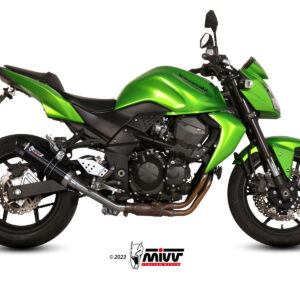 Mivv Slip-On GP black con tapa carbono Kawasaki Z750 2007-14