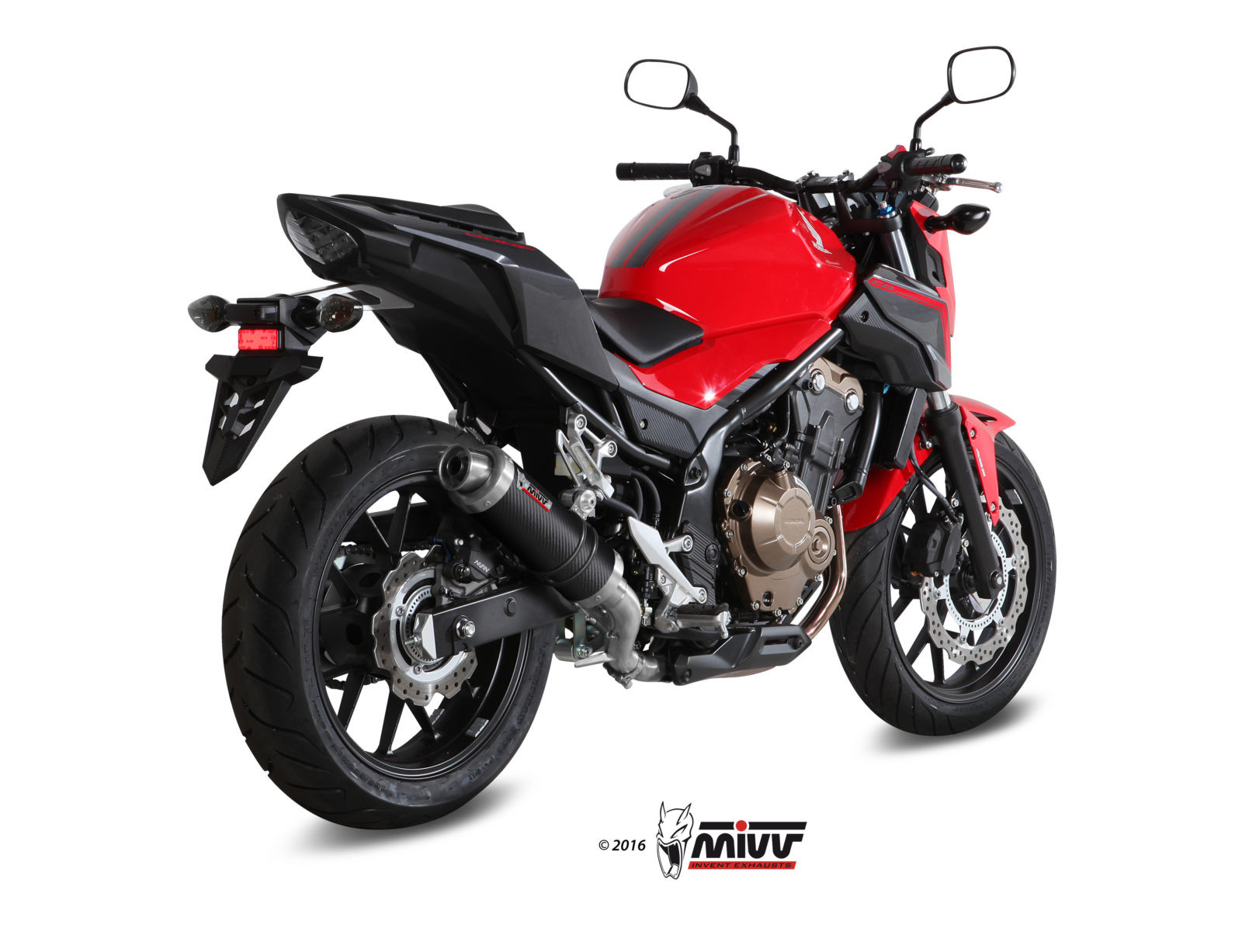 Mivv Slip-On GP carbon Honda CB 500 F 2016-18