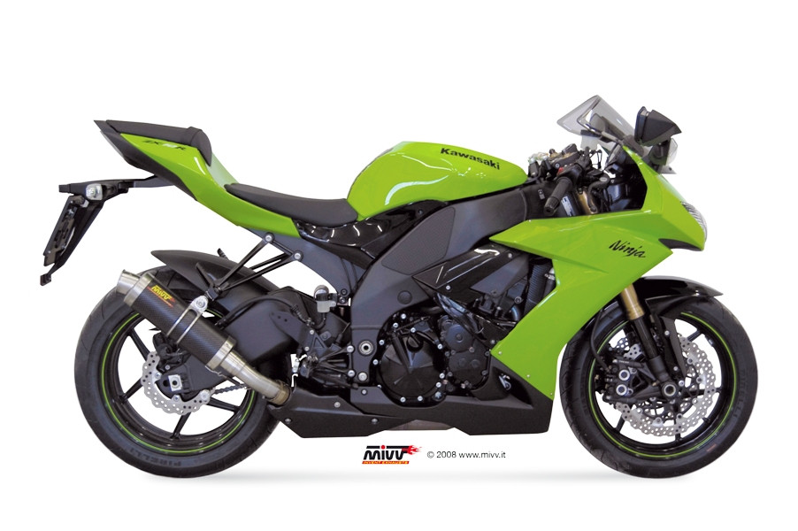 Mivv Slip-On GP carbon Kawasaki ZX-10 R 2008-10