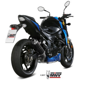 Mivv Slip-On GP black Suzuki Van Van 200 2016-17