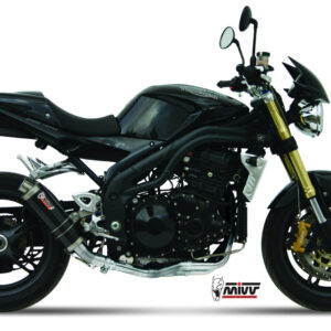 Mivv Full system 2x1 Speed edge St. Steel con tapa carbono SYM Maxsym TL 500 / 508 2020