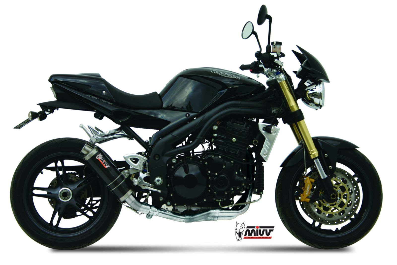 Mivv Full system 2x1 Speed edge St. Steel con tapa carbono SYM Maxsym TL 500 / 508 2020