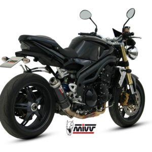 Mivv Full system 2x1 Speed edge St. Steel con tapa carbono SYM Maxsym TL 500 / 508 2020