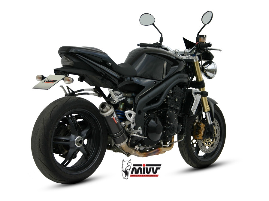 Mivv Full system 2x1 Speed edge St. Steel con tapa carbono SYM Maxsym TL 500 / 508 2020