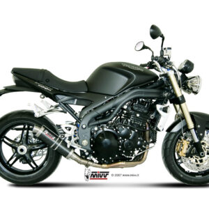 Mivv Slip-On Oval St. Steel Triumph Tiger 1050 2007-13