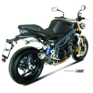Mivv Slip-On Oval St. Steel Triumph Tiger 1050 2007-13