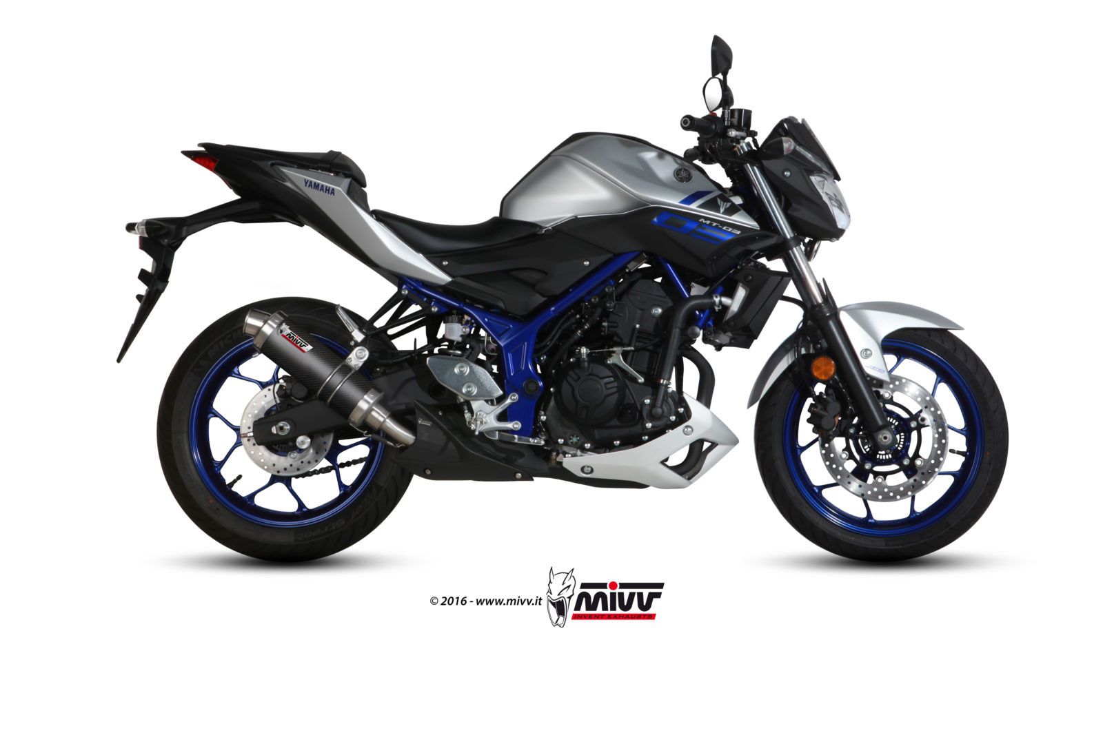 Mivv Slip-On GP carbon Yamaha MT-03 2016-25
