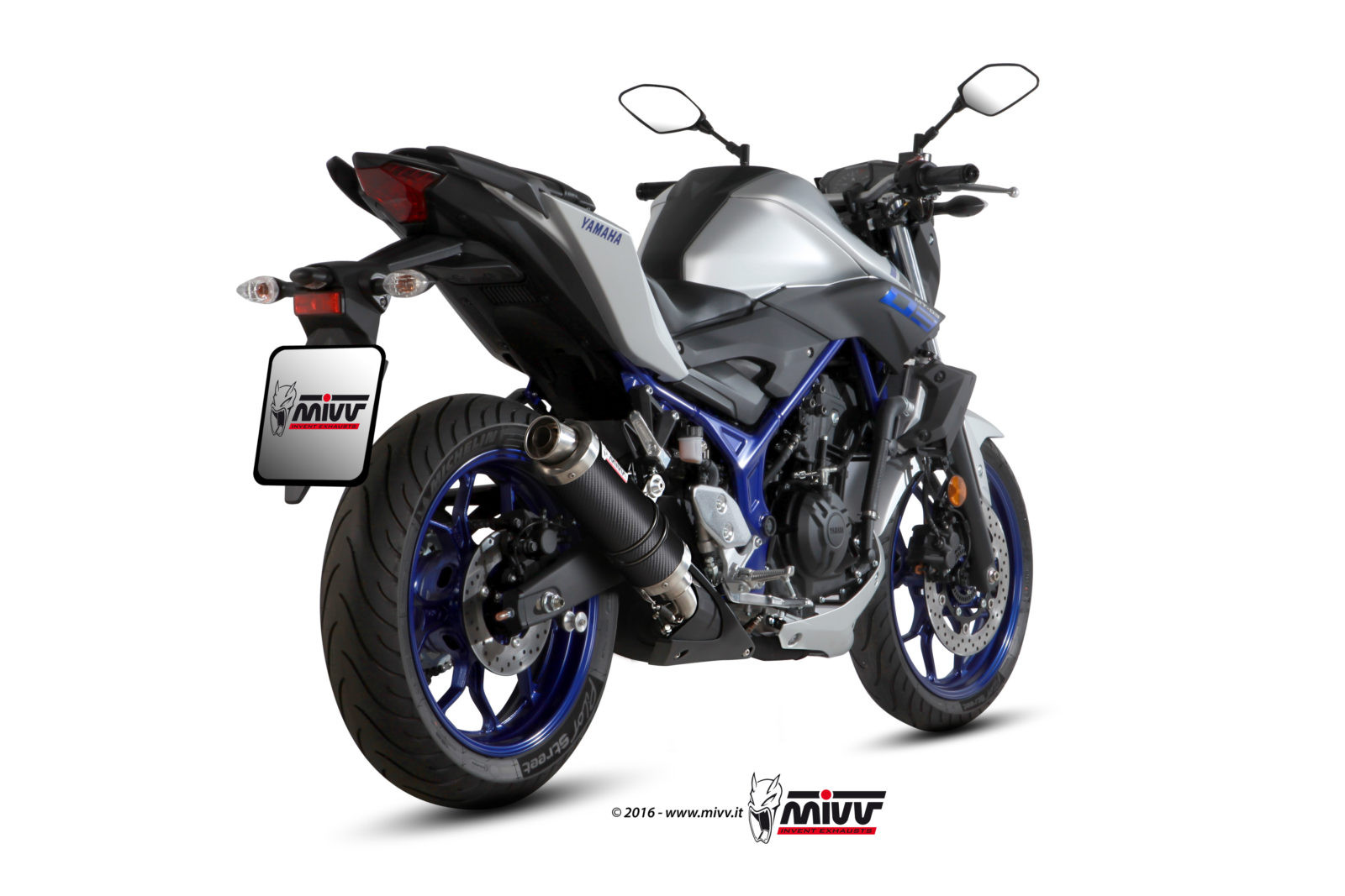 Mivv Slip-On GP carbon Yamaha MT-03 2016-25