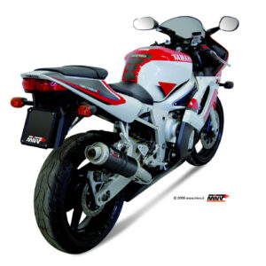 Mivv Slip-On Oval St. Steel Yamaha FZS 600 Fazer 1998-03