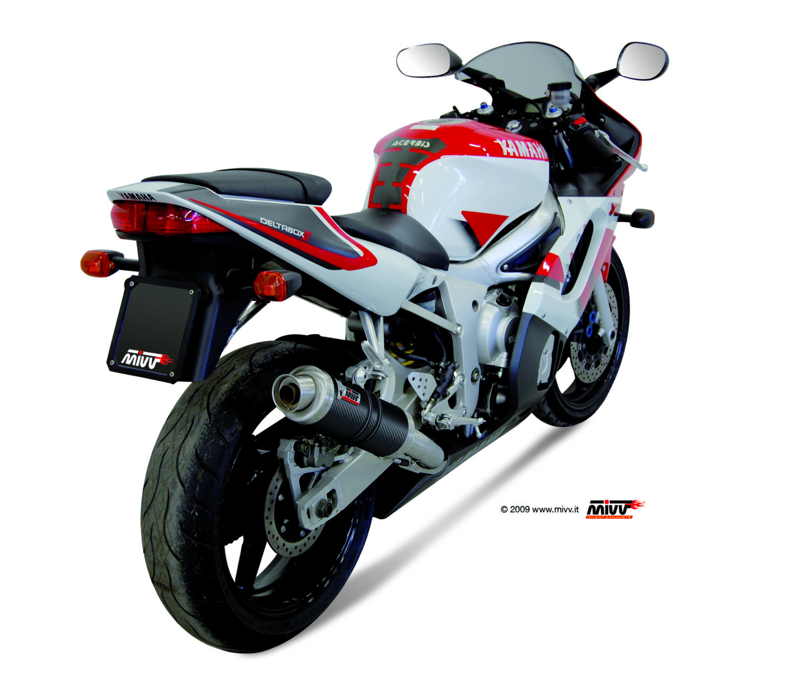 Mivv Slip-On Oval St. Steel Yamaha FZS 600 Fazer 1998-03
