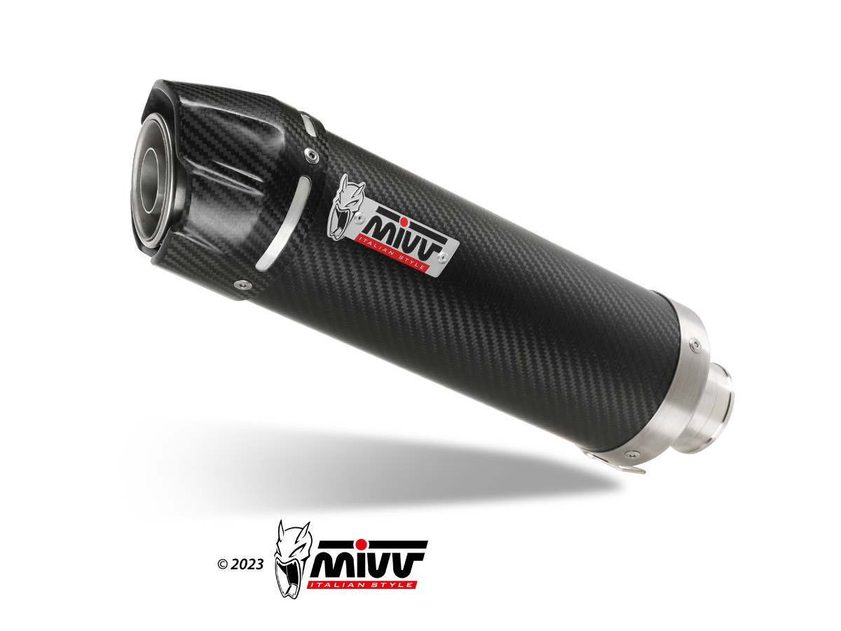 Mivv Full system 4x2x1 GP black con tapa carbono Honda CB 650 F 2014-18