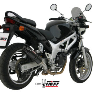 Mivv Full system 1x1 GP Black con tapa carbono Keeway RKF 125 2021-24