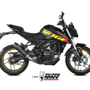 Mivv Slip-On GP carbon con tapa carbono Voge Brivido 125 R 2023-24
