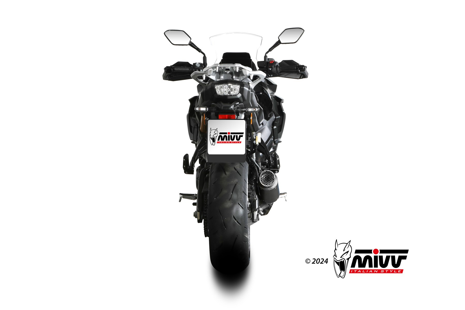Mivv Slip-On GPpro Black Suzuki GSX-S 1000 GX 2024-25