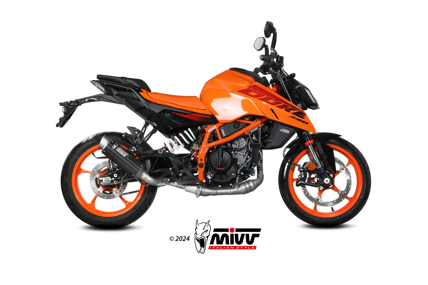Mivv Slip-On GPpro Carbono KTM 390 DUKE 2024-25