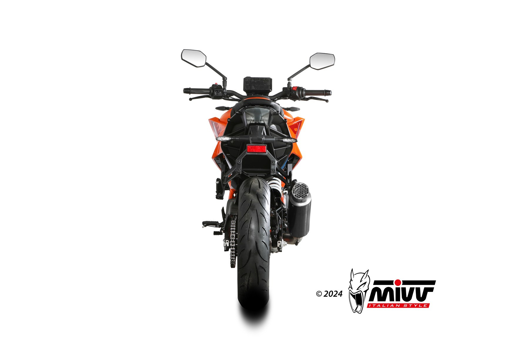 Mivv Slip-On GPpro Carbono KTM 390 DUKE 2024-25