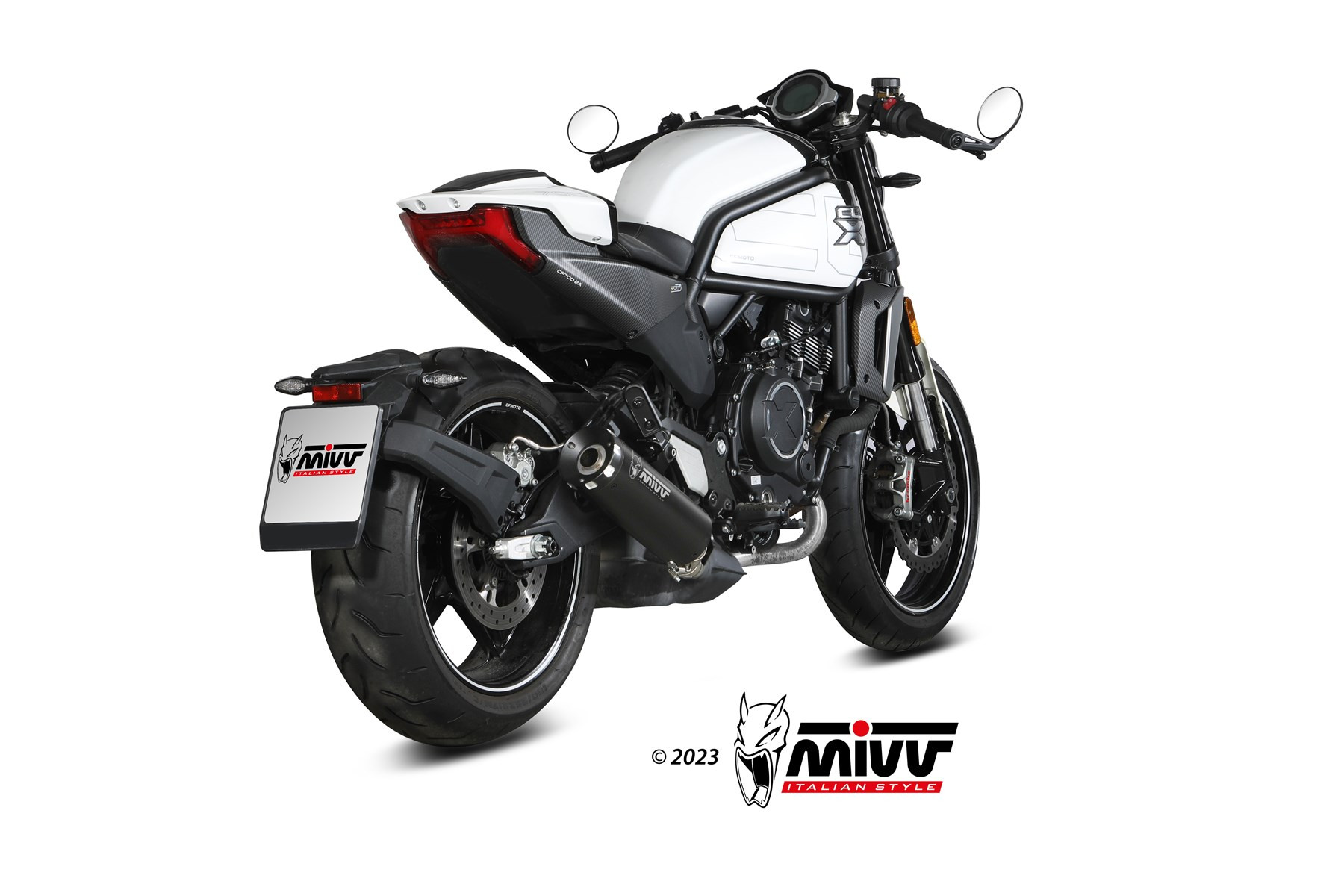 Mivv Slip-On SR-1 Black Titanium BMW R 1300 GS 2024-25