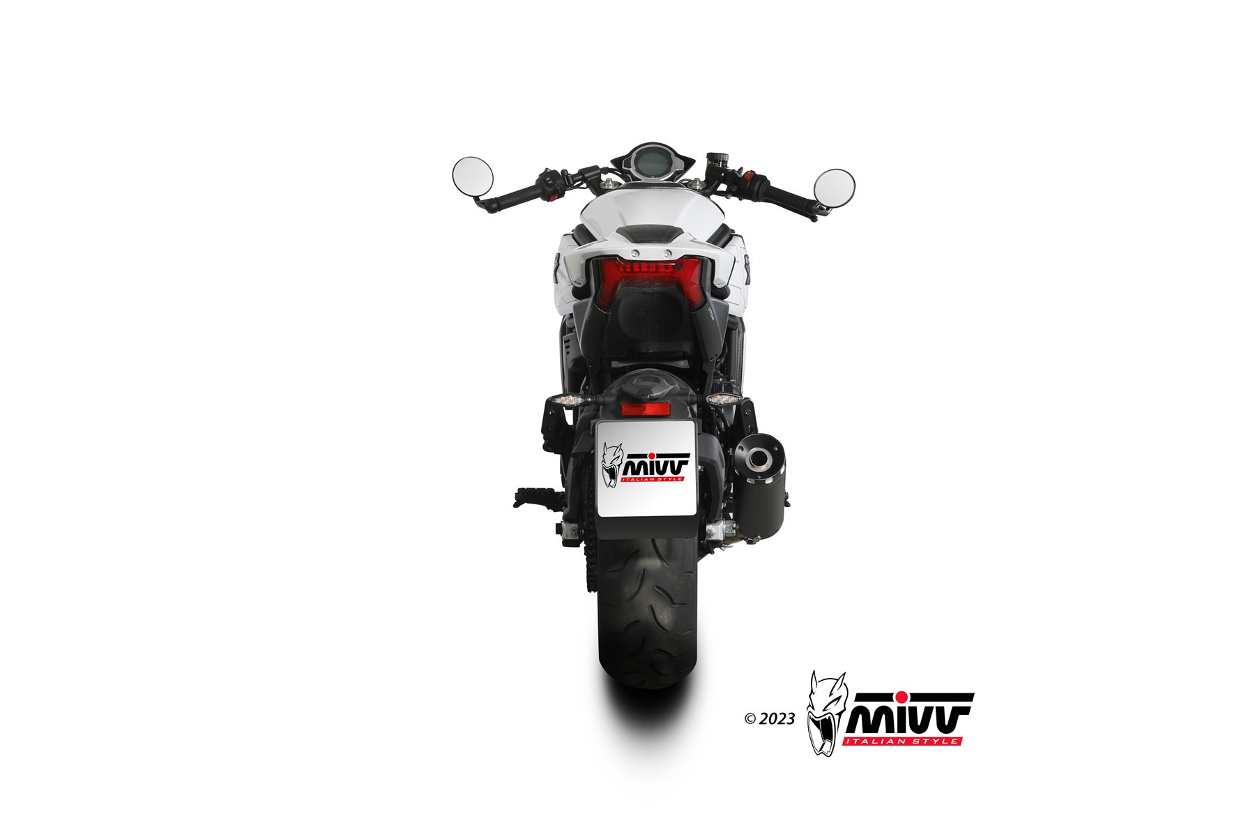 Mivv Slip-On SR-1 Black Titanium BMW R 1300 GS 2024-25