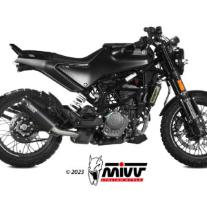 Mivv Slip-On HR-1 Black Husqvarna Svartpilen 125 2021-23