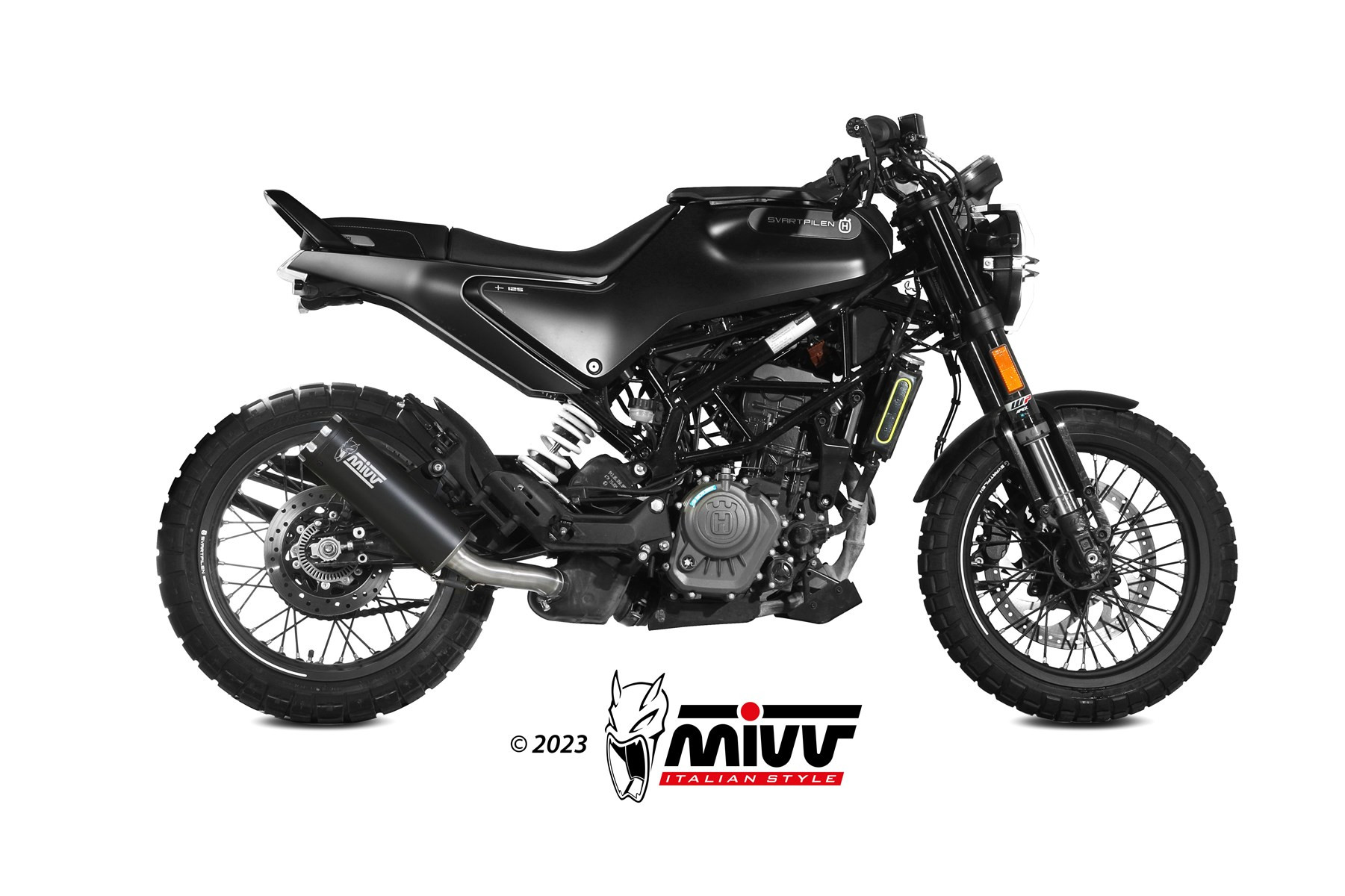 Mivv Slip-On HR-1 Black con tapa en carbono larga Honda CMX 1100 Rebel 2022-24