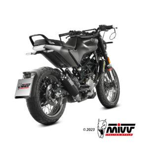 Mivv Slip-On HR-1 Black con tapa en carbono larga Honda CMX 1100 Rebel 2022-24