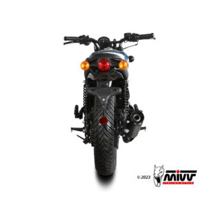 Mivv Slip-On HR-1 Black Royal Enfield HNTR 350 2022-24