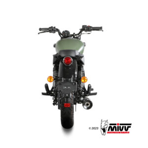 Mivv Slip-On HR-1 Black Royal Enfield Meteor 350 2021-24
