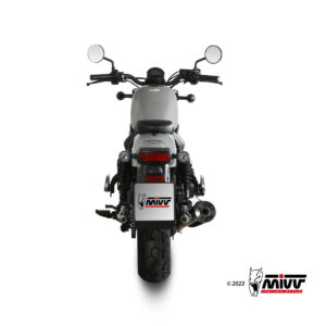 Mivv Slip-On HR-1 Black con tapa en carbono Honda CMX 500 Rebel 2022-24