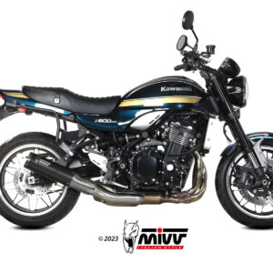 Mivv Slip-On HR-1 Black con tapa en carbono Kawasaki Z900 RS 2018-25