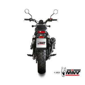 Mivv Slip-On HR-1 Black con tapa en carbono larga Honda CL 500 2023-24