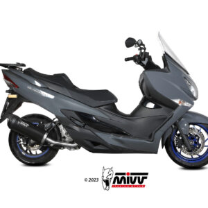 Mivv Slip-On MOVER Black Suzuki Burgman 400 2022-24