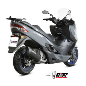 Mivv Slip-On MOVER Black Suzuki Burgman 400 2022-24