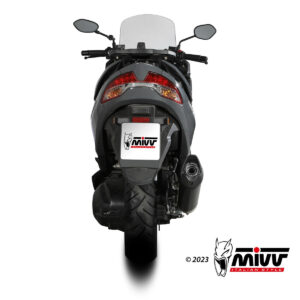 Mivv Slip-On MOVER Black Suzuki Burgman 400 2022-24