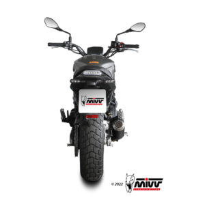 Mivv Slip-On X-M1 Black Benelli Leoncino 800 2022-24