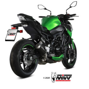 Mivv Slip-On Mk3 Black Kawasaki Z900 2020-24