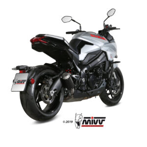 Mivv Slip-On Suono Black con tapa carbono Suzuki GSX-S 1000 Katana 2019-25