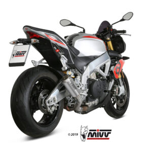 Mivv Slip-On Mk3 St. Steel Aprilia Tuono V4 1100 2018-20