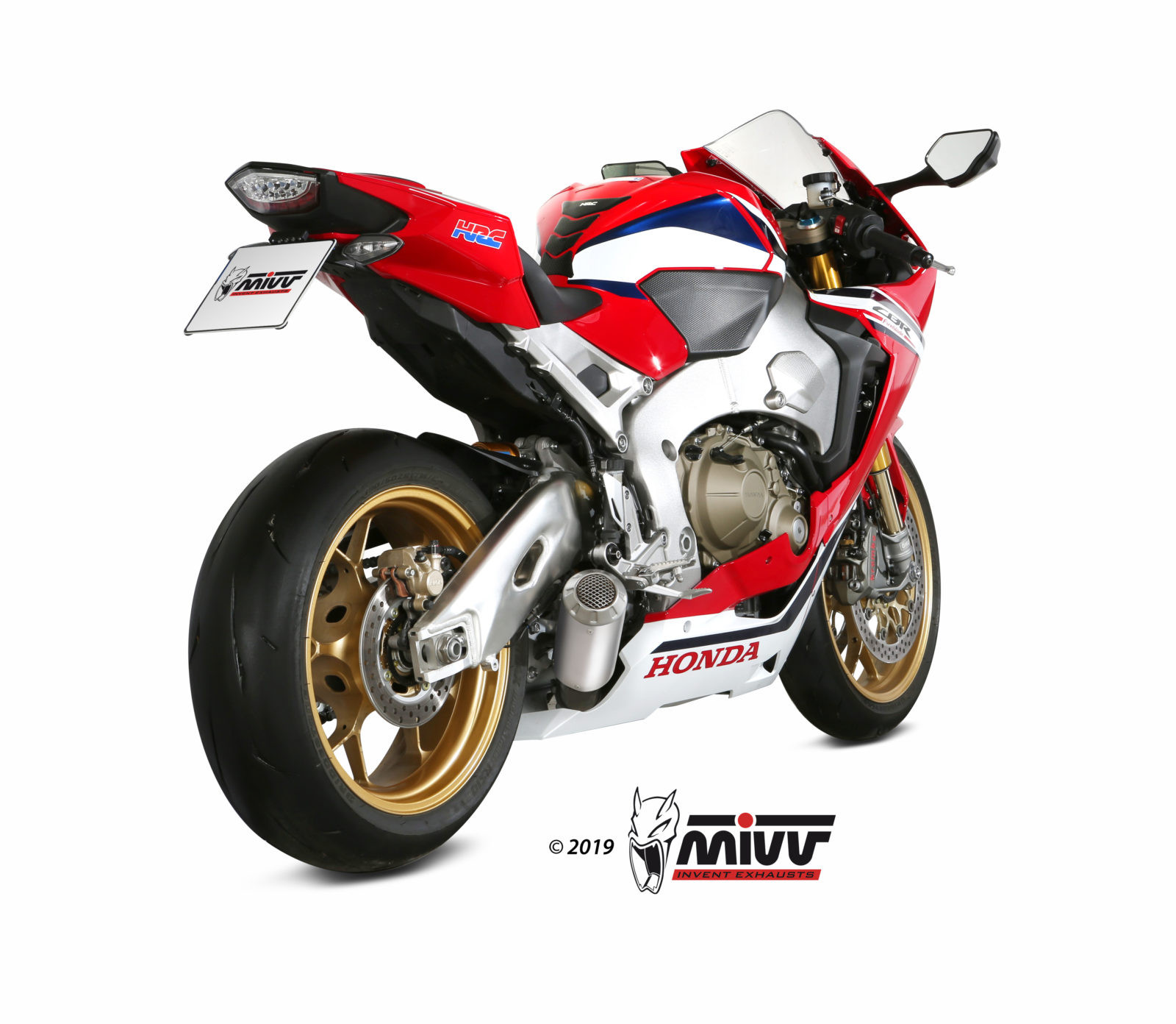 Mivv Slip-On Mk3 St. Steel Honda CBR 1000 RR 2017-19