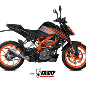 Mivv Slip-On Mk3 St. Steel KTM 125 Duke 2021-25