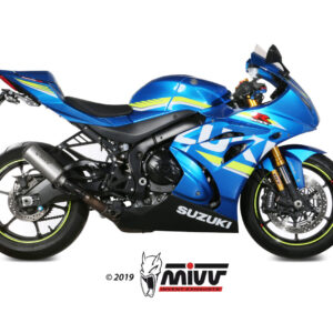 Mivv Slip-On Mk3 carbono Suzuki GSX-R 1000 2017-20