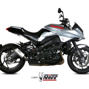 Mivv Slip-On Mk3 carbono Suzuki GSX-S 1000 Katana 2019-25