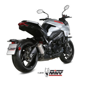 Mivv Slip-On Mk3 carbono Suzuki GSX-S 1000 Katana 2019-25