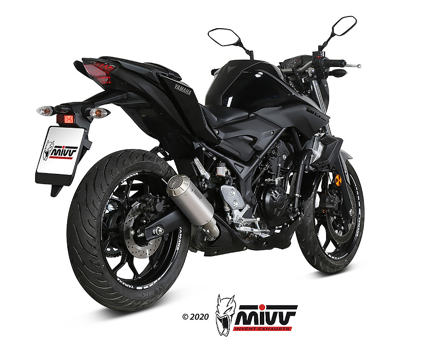 Mivv Slip-On Mk3 St. Steel Yamaha MT-03 2016-25